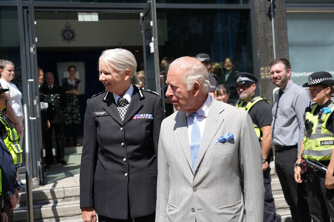 Chief Constable Lucy D’Orsi CVO QPM & His Majesty The King