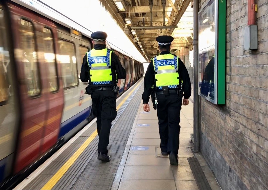 BTP officers on patrol