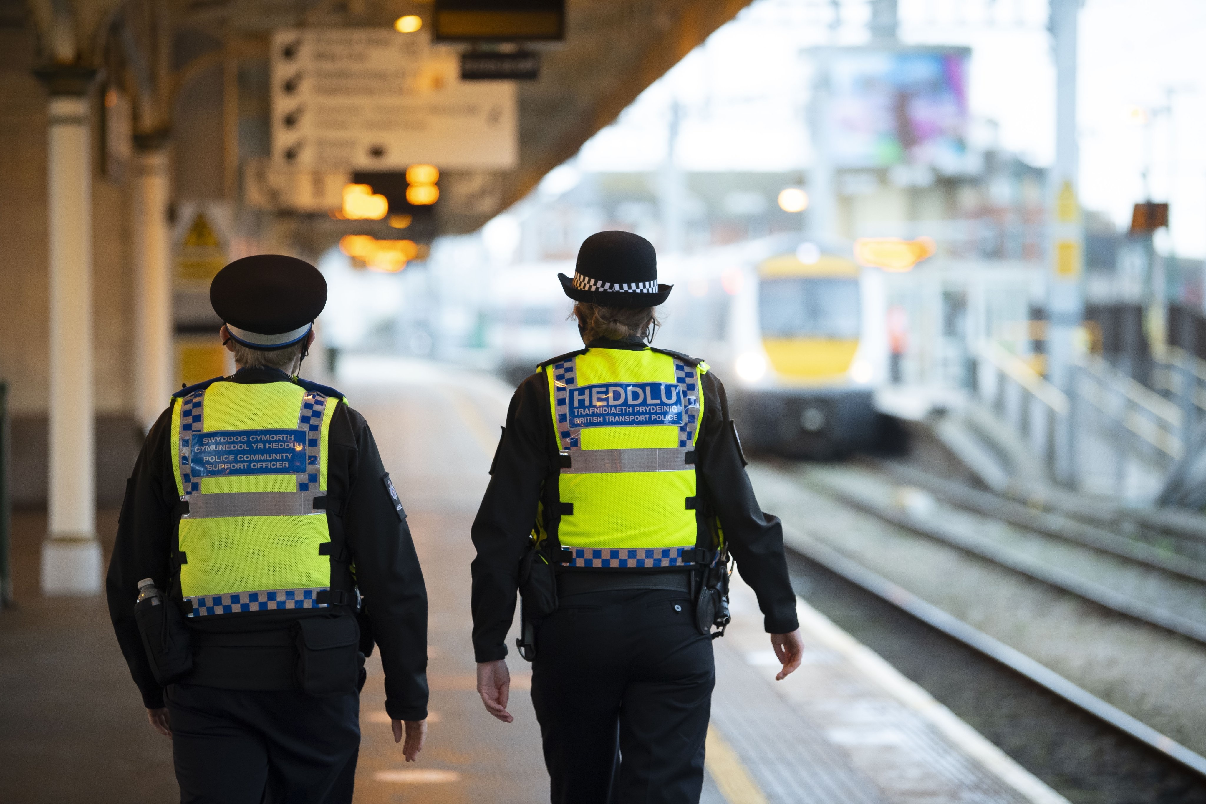 Welsh police officers